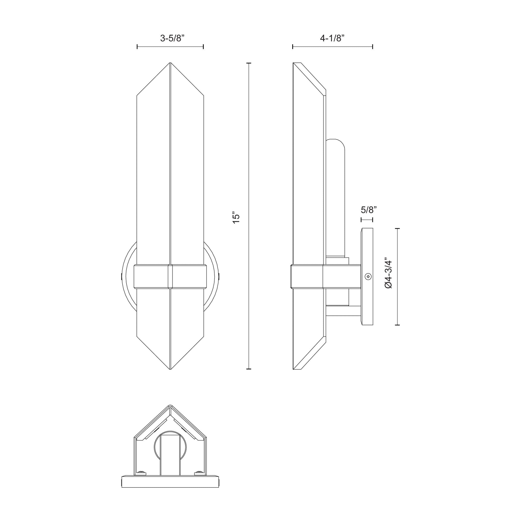 Valencia 5" Wall Vanity