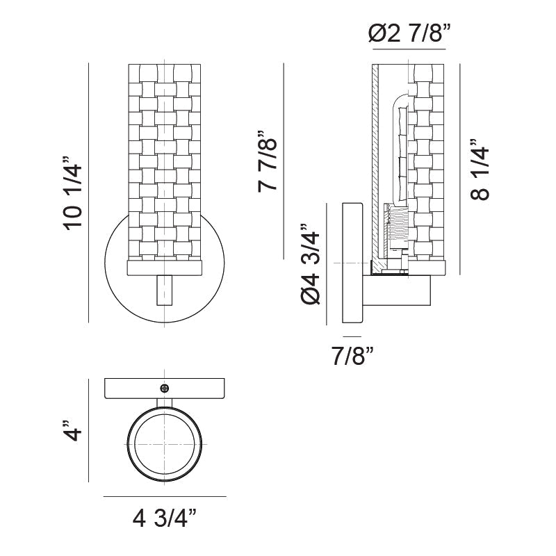 Weaver 1-Light Wall Sconce