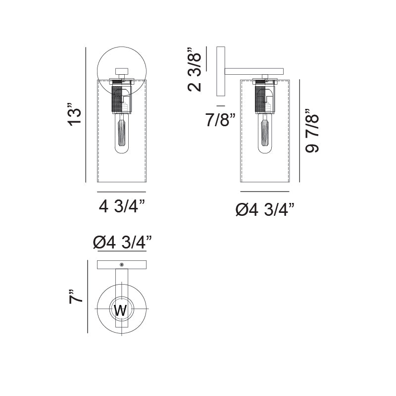 Lincoln 1-Light Wall Sconce