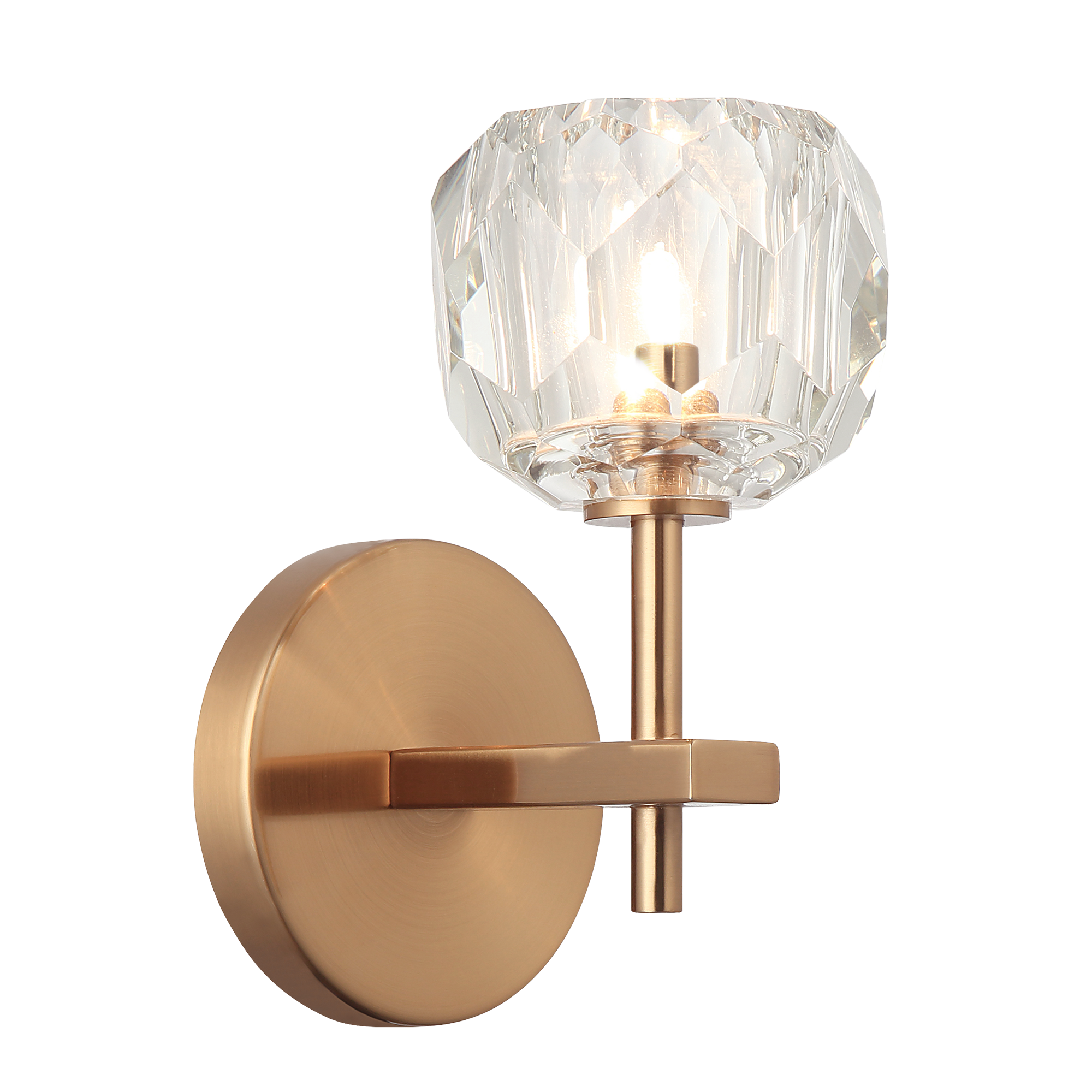 Rosa Sconce Aged Gold Brass