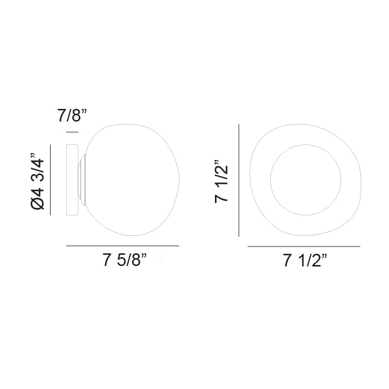 Melotte 8" 1-Light Wall Sconce