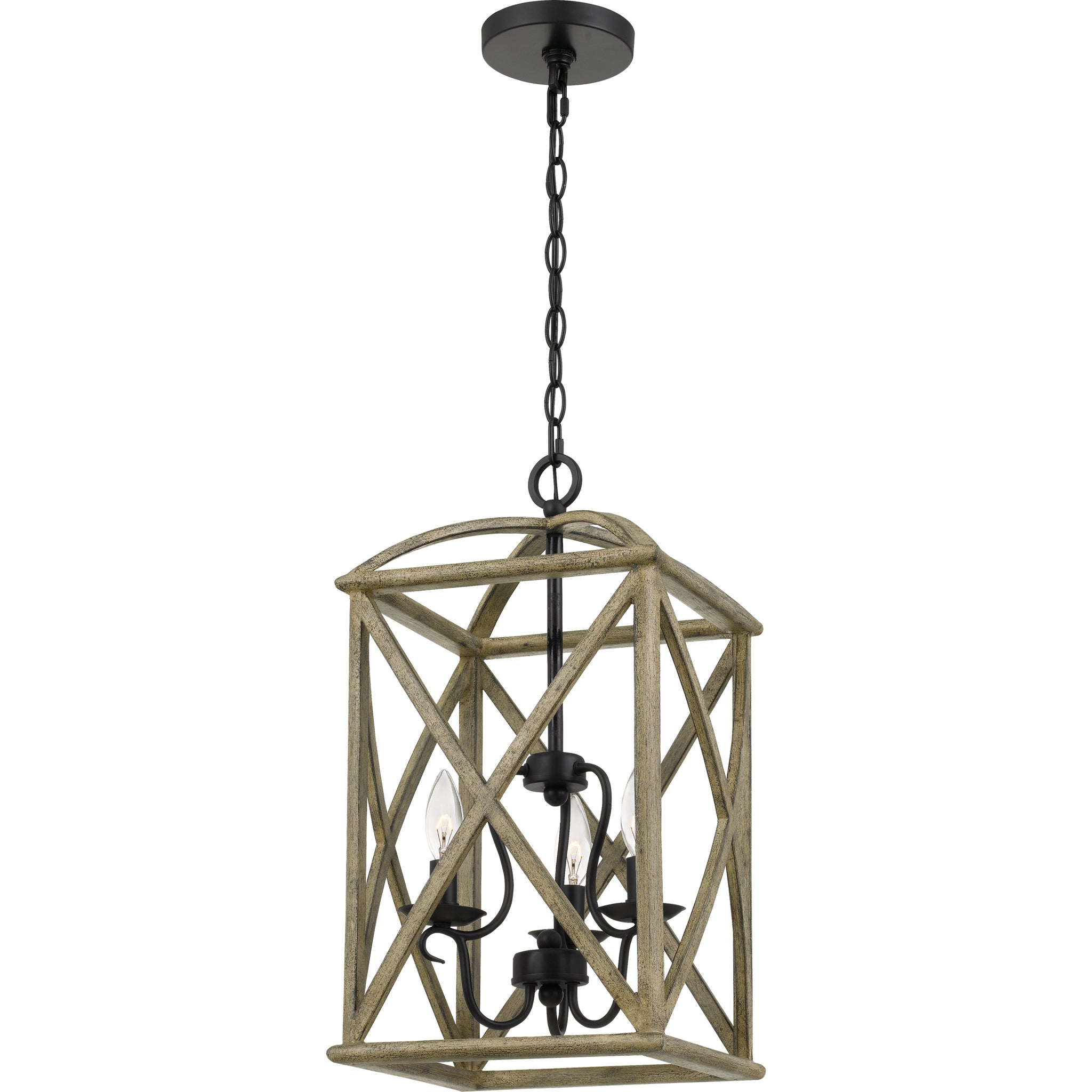 Woodhaven Pendant Distressed Weathered Oak