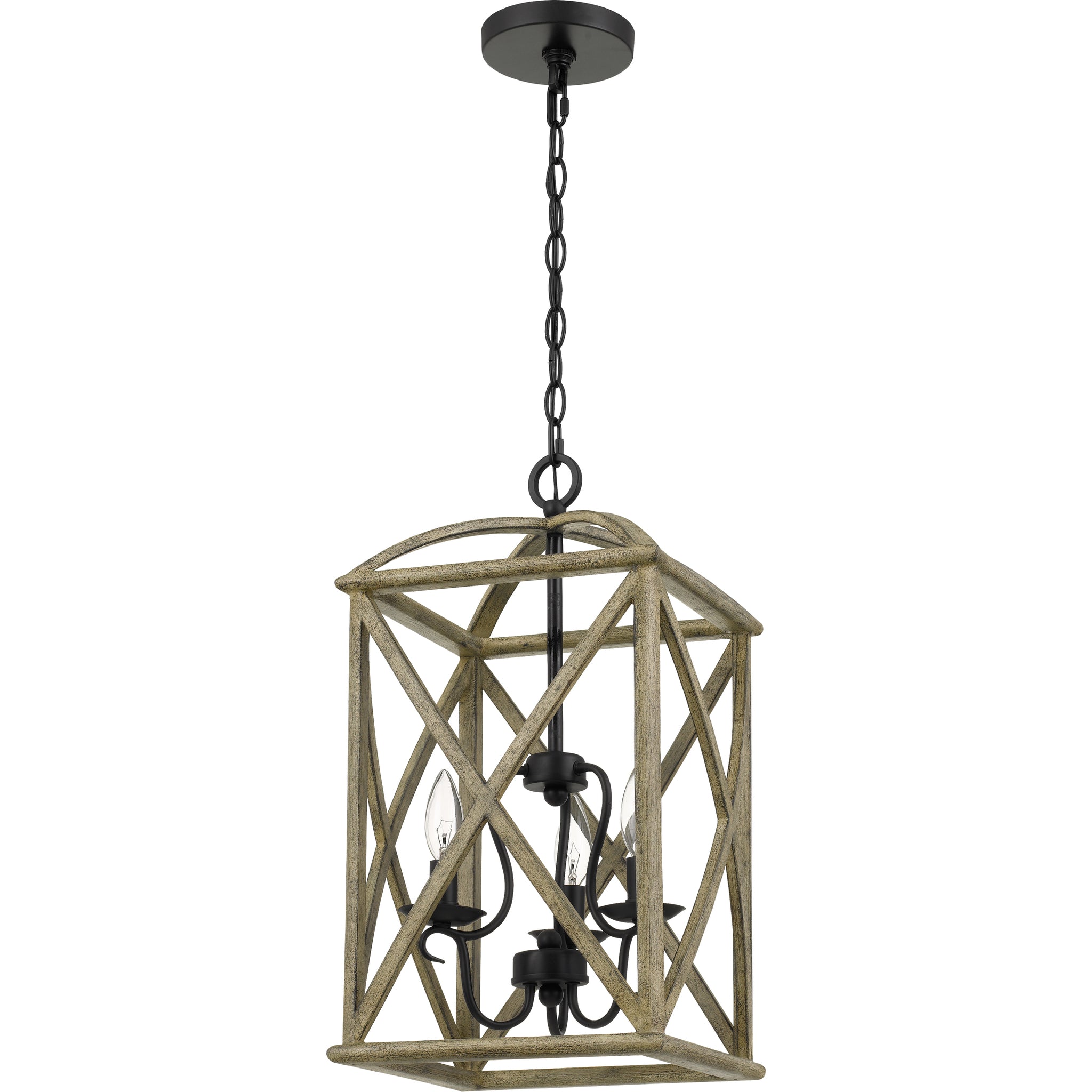 Woodhaven Pendant Distressed Weathered Oak