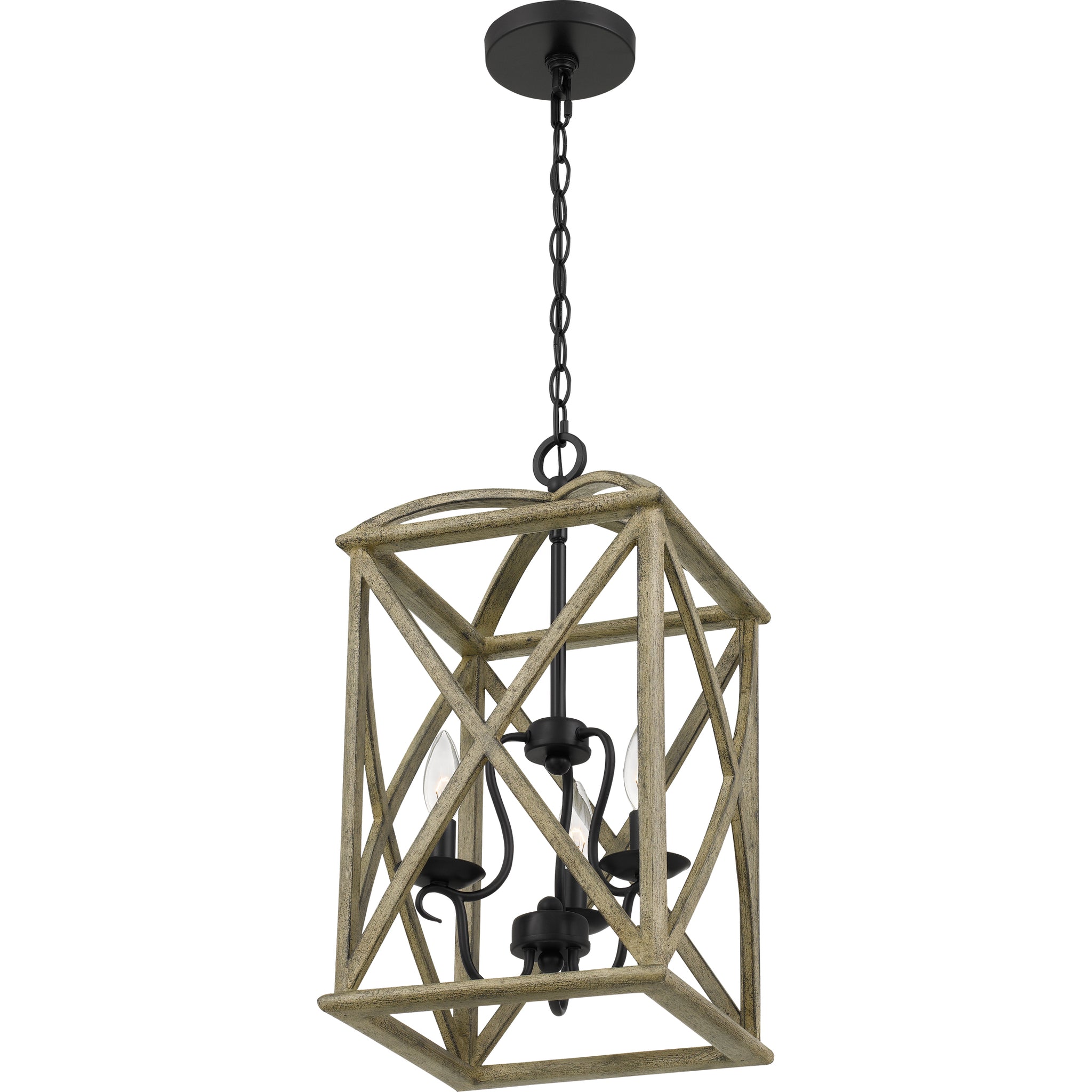 Woodhaven Pendant Distressed Weathered Oak