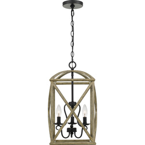 Woodhaven Pendant Distressed Weathered Oak