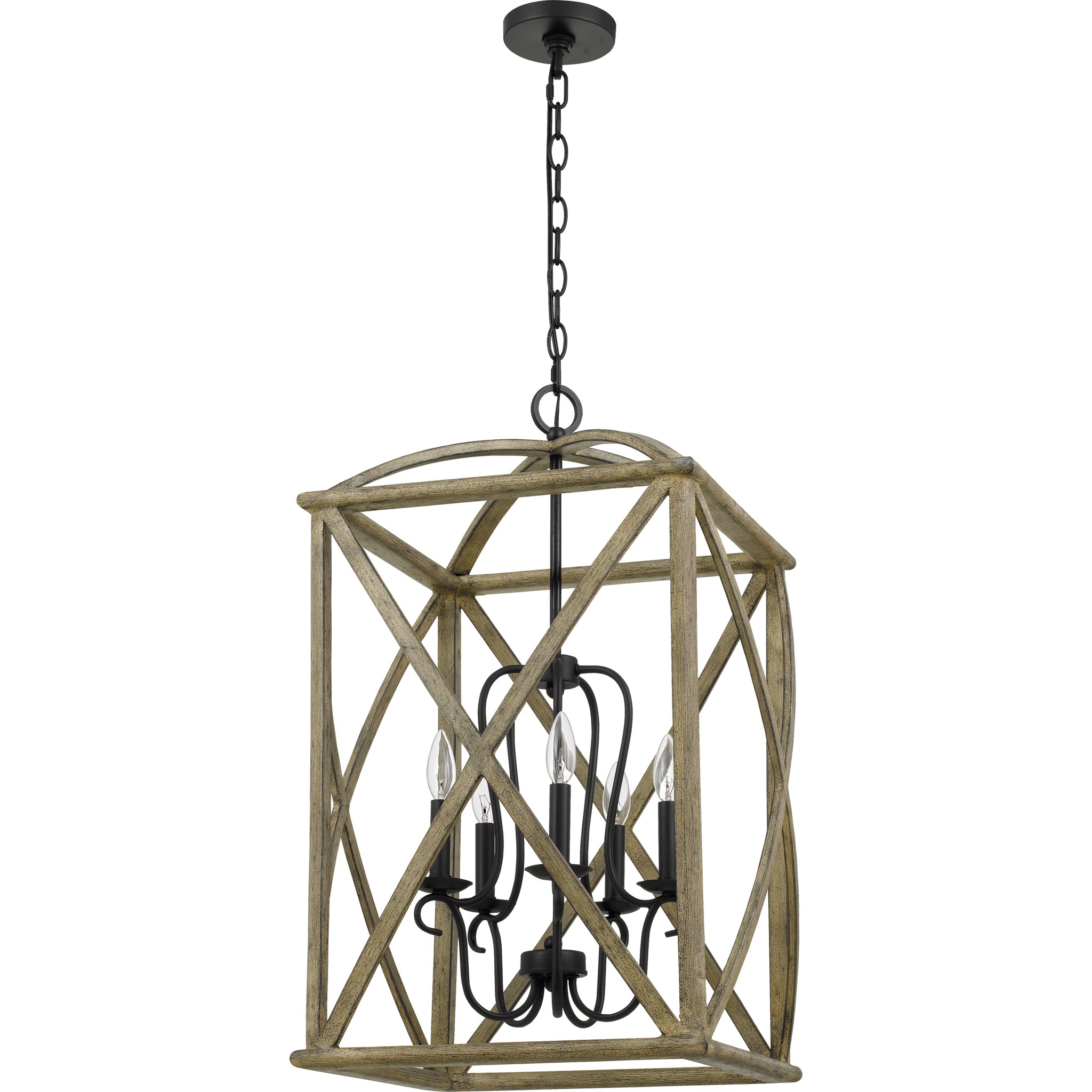 Woodhaven Pendant Distressed Weathered Oak