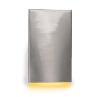 LEDme 120V LED Vertical Scoop Indoor/Outdoor Step and Wall Light