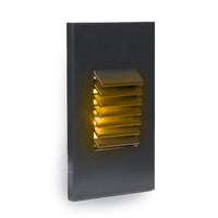 LEDme 120V LED Vertical Louvered Indoor/Outdoor Step and Wall Light