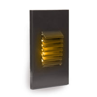 LEDme 120V LED Vertical Louvered Indoor/Outdoor Step and Wall Light