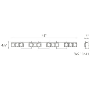 Sofia 41" LED Bathroom Vanity or Wall Light