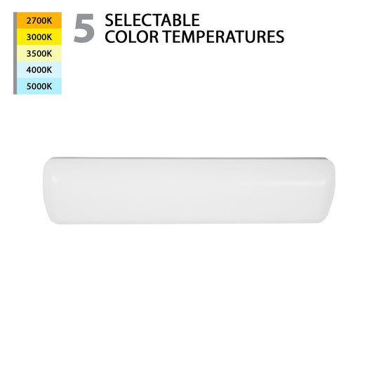 Flo 24" LED Energy Star Vanity Light & Flush Mount 5-CCT Selectable