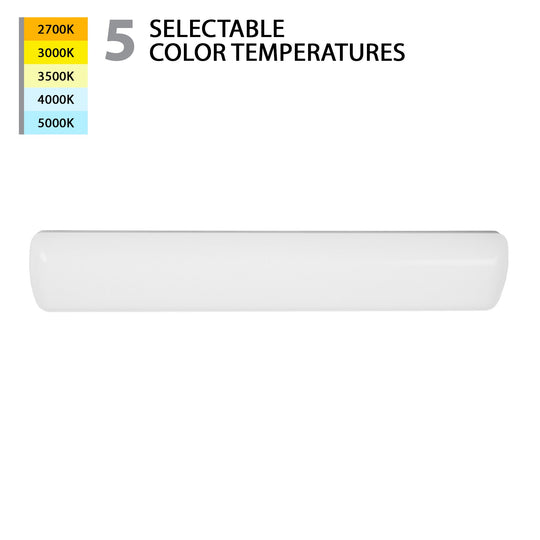 Flo 36" LED Energy Star Vanity Light & Flush Mount 5-CCT Selectable