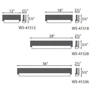 Quantum 12" LED Bathroom Vanity or Wall Light