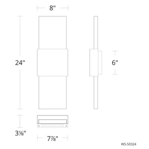 Mercer 24" LED Wall Sconce