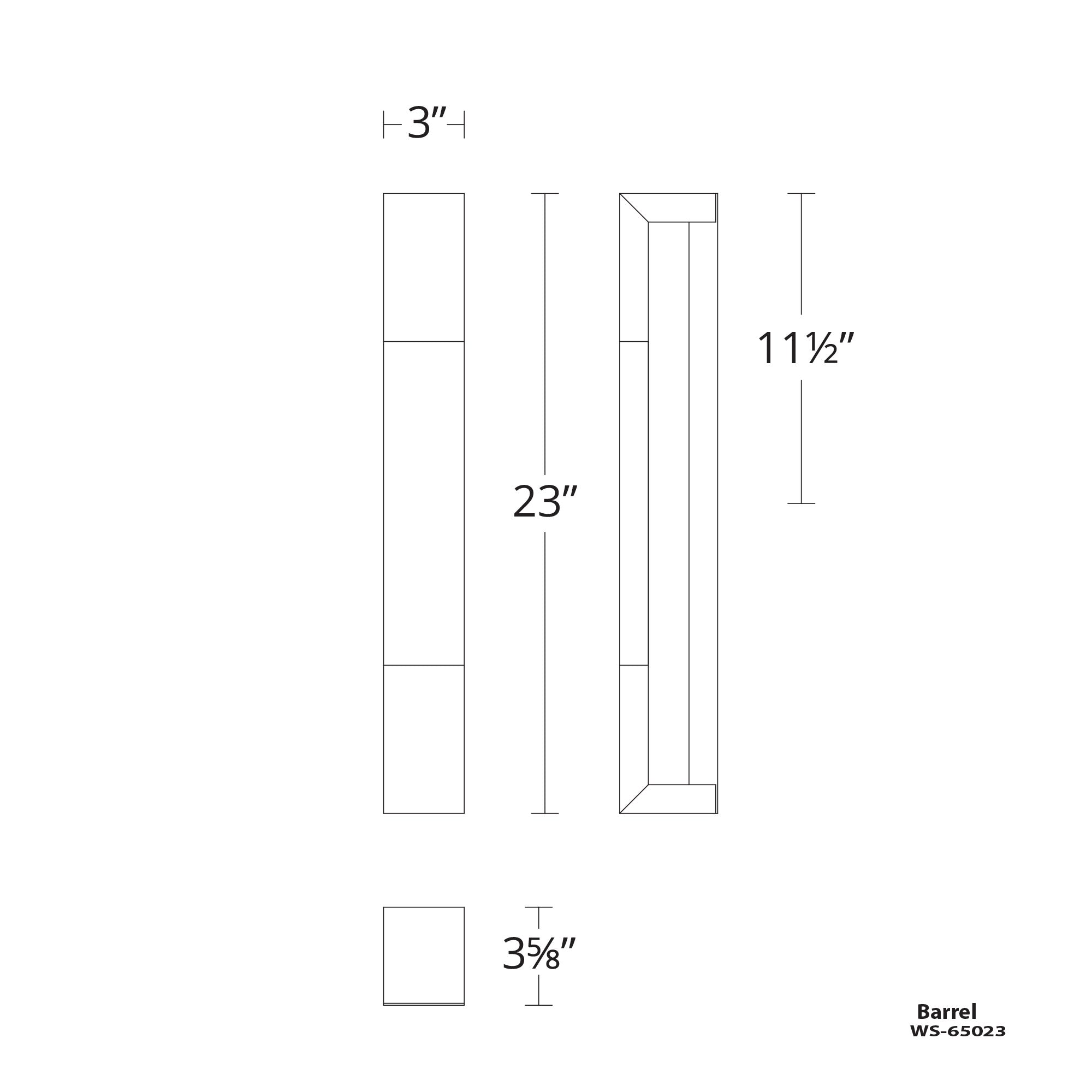 Ember 23" LED Wall Sconce