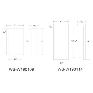 Vega 14" LED Indoor/Outdoor Wall Light