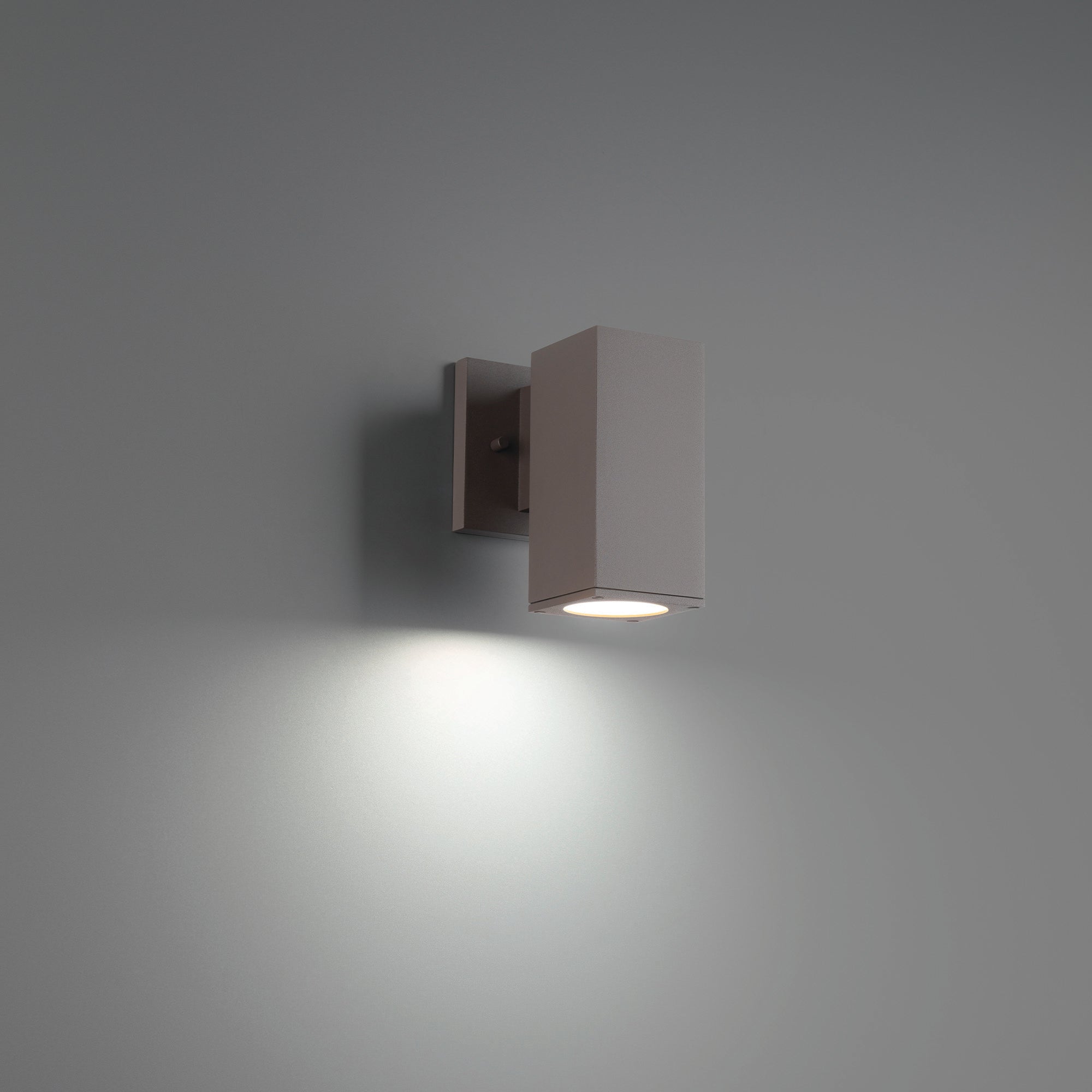Cubix LED Single Up or Down Indoor/Outdoor Wall Light