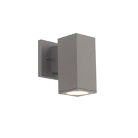 Cubix LED Single Up or Down Indoor/Outdoor Wall Light