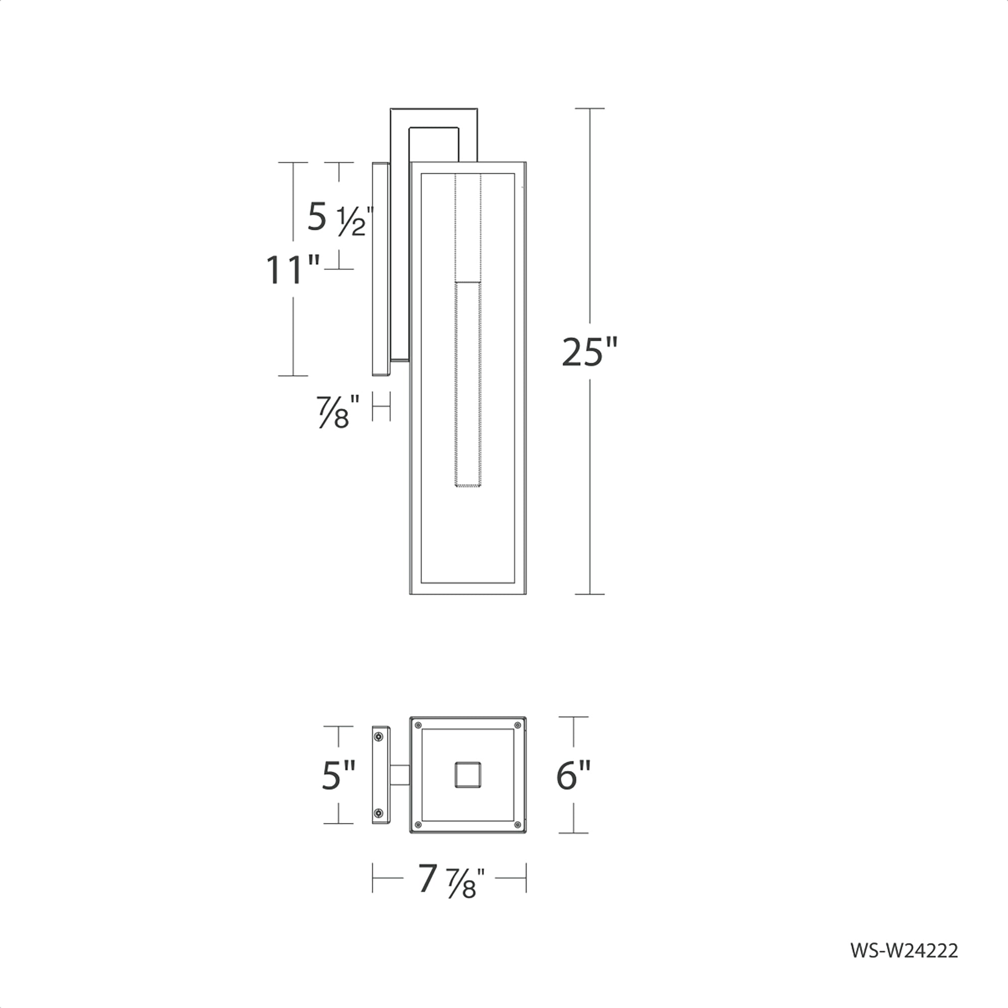 Cambridge 25" LED Indoor/Outdoor Wall Light