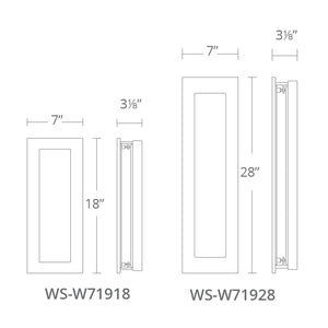 Frost 28" LED Indoor/Outdoor Wall Light