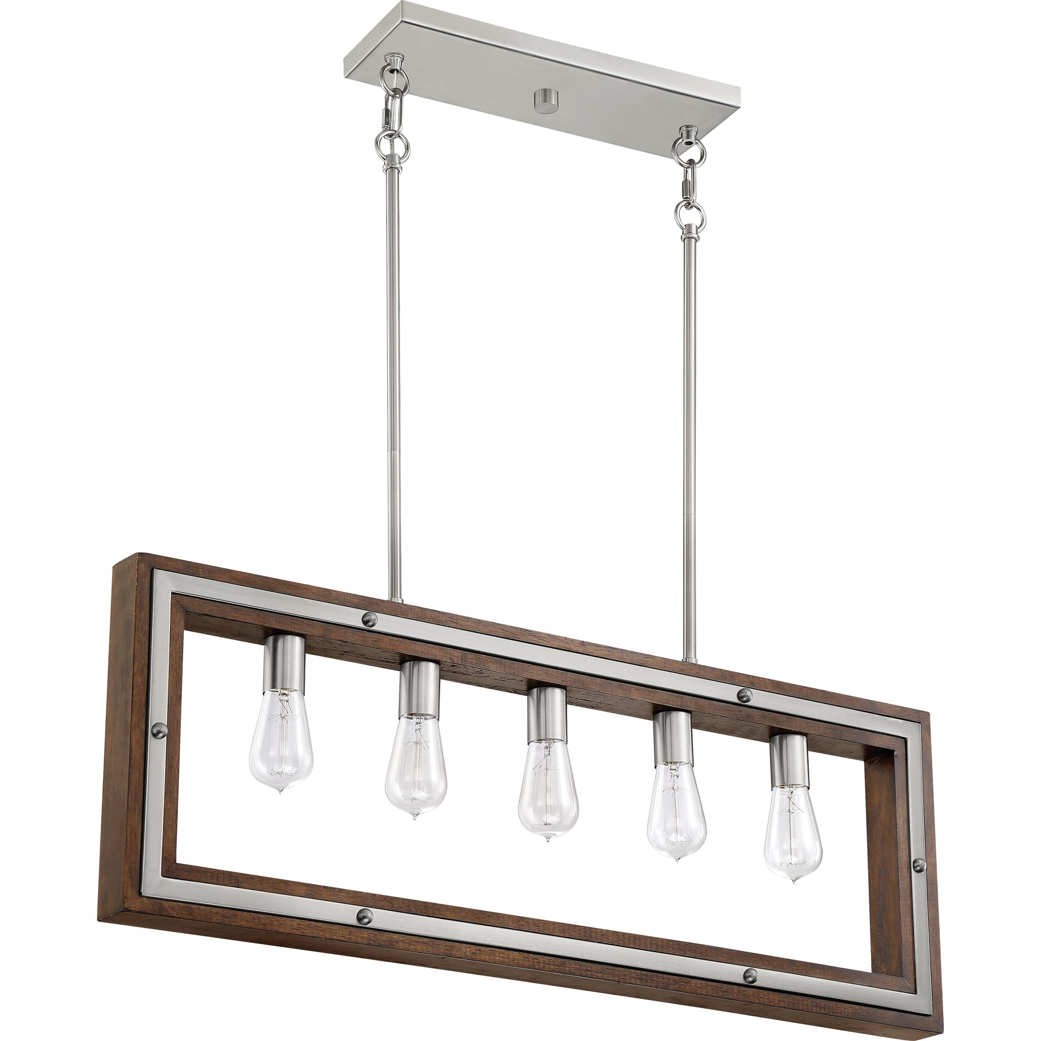 Westerly Linear Suspension Brushed Nickel
