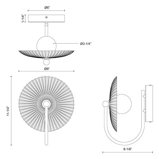 Hera 9" Wall Vanity