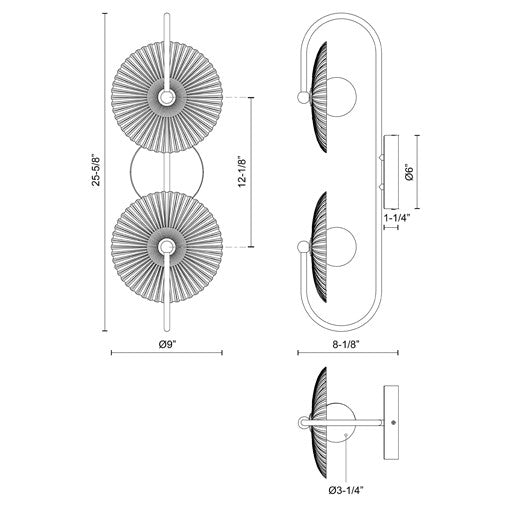 Hera 2-Light 26" Wall Vanity