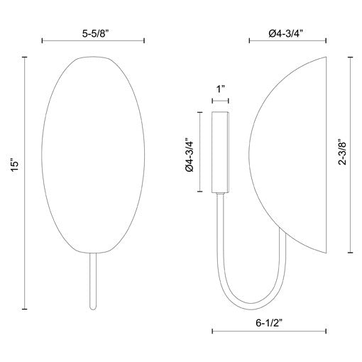 Seno 6" Wall Vanity