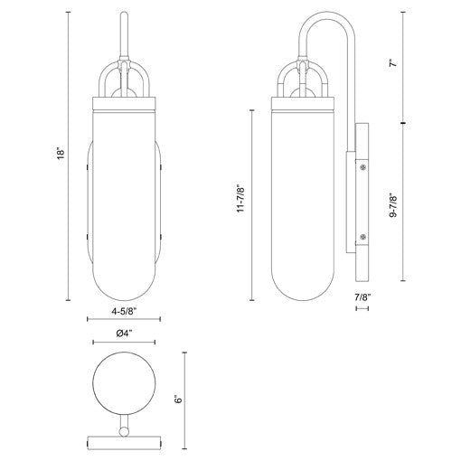 Lancaster 5" Wall Vanity