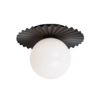 Modern Ruff Flush Mount