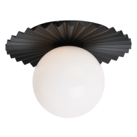 Modern Ruff Flush Mount