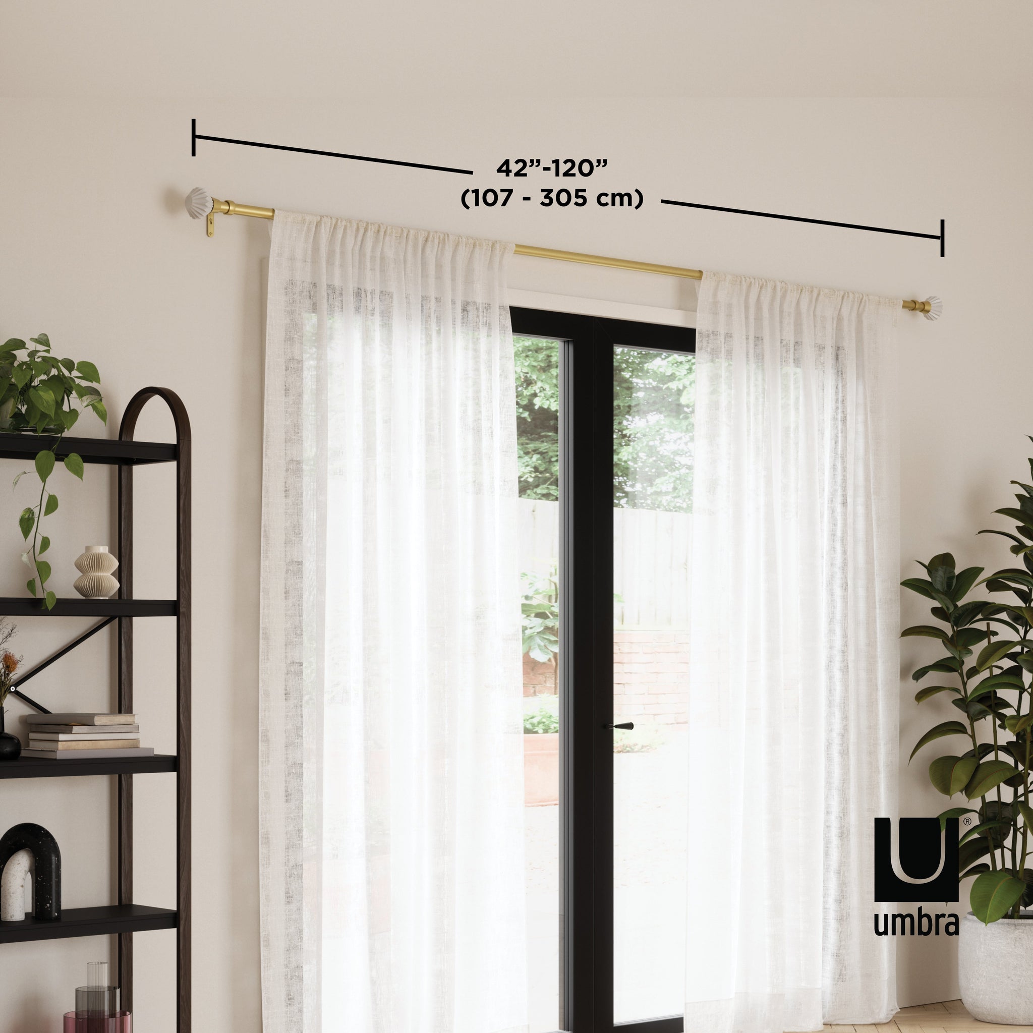 Pleat Expandable Curtain Rod
