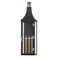 Wes 3-Light Exterior Wall Sconce