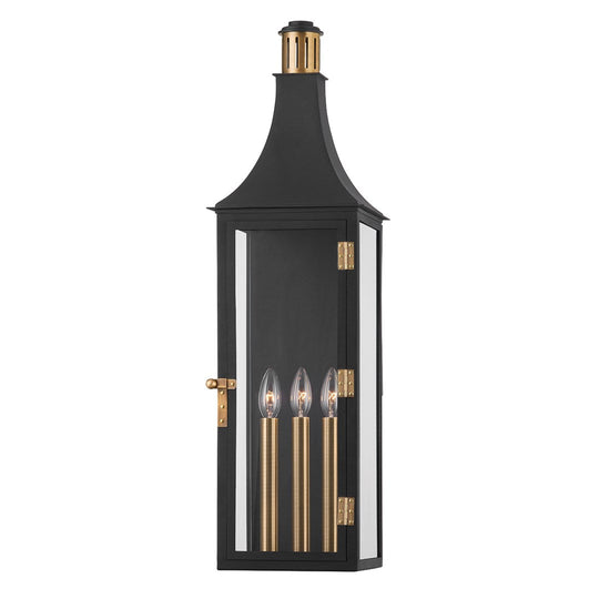 Wes 3-Light Exterior Wall Sconce