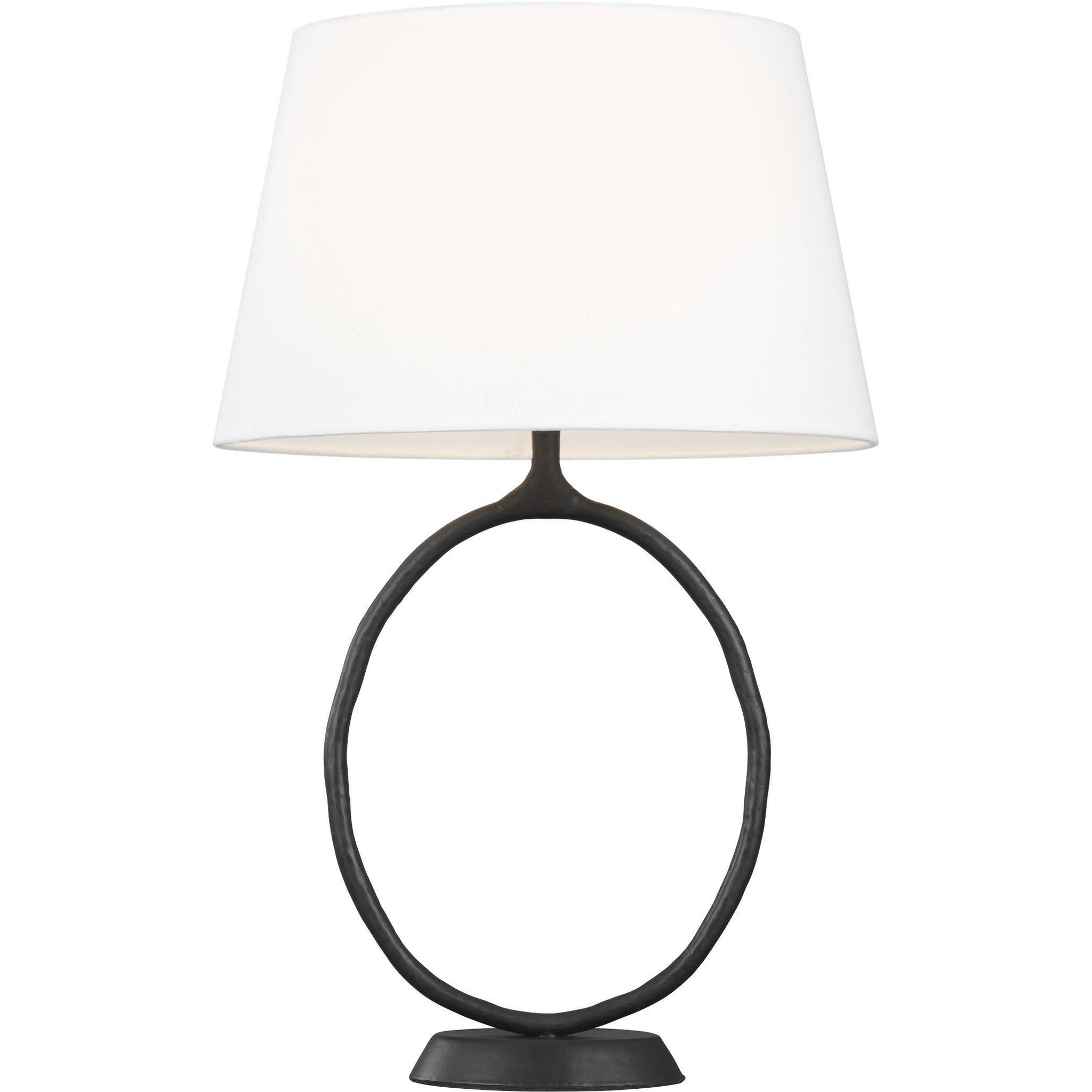 Indo Table Lamp Aged Iron