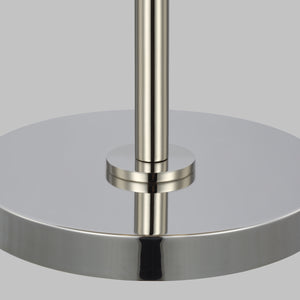 Whare Table Lamp Polished Nickel