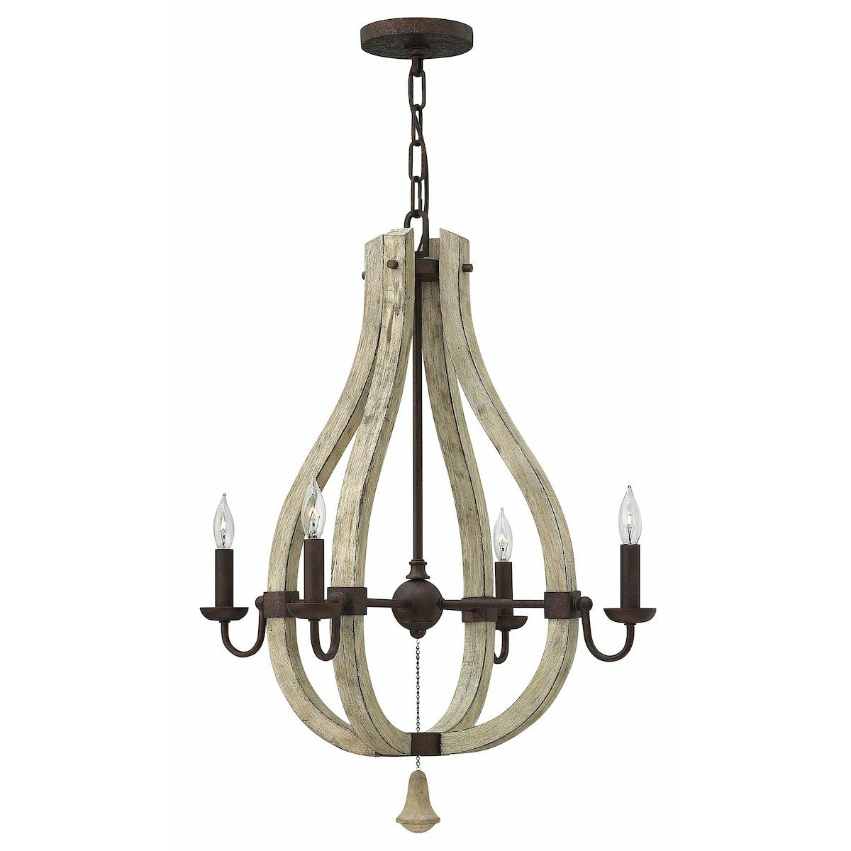 MIDDLEFIELD Chandelier Iron Rust