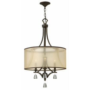 MIME Chandelier French Bronze*