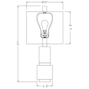 Java Table Lamp