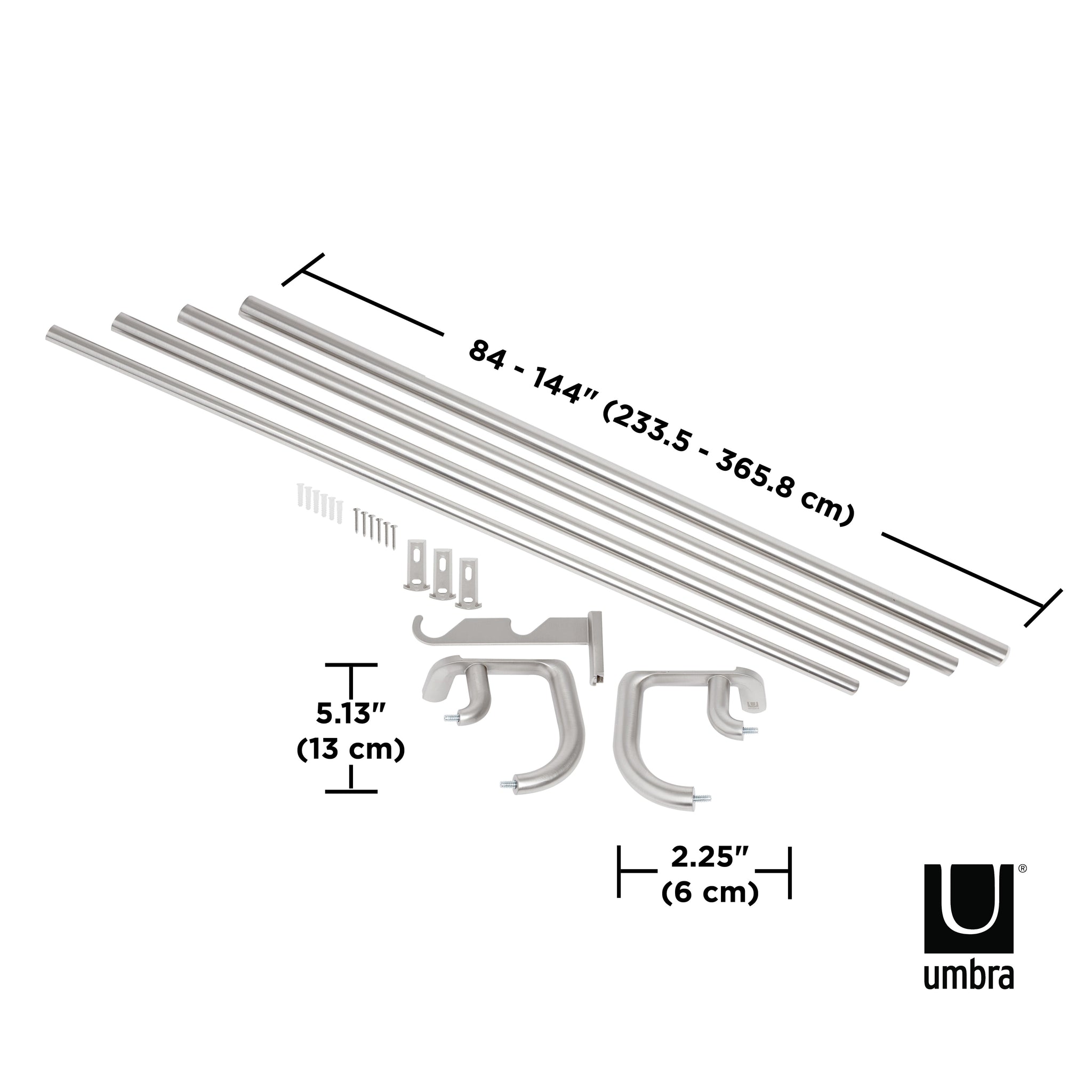 Twilight Expandable Double Curtain Rod