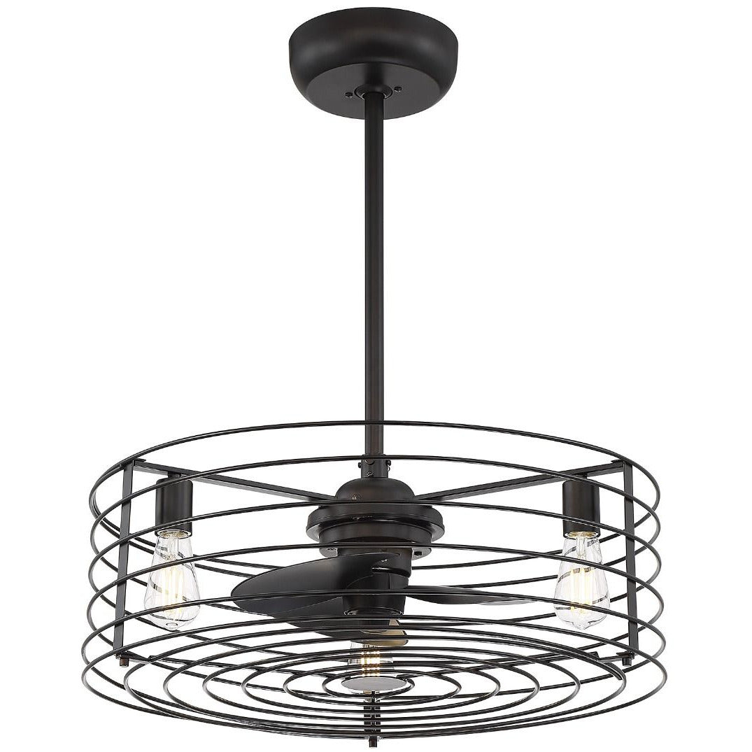 14" 3-Light Fan D'Lier
