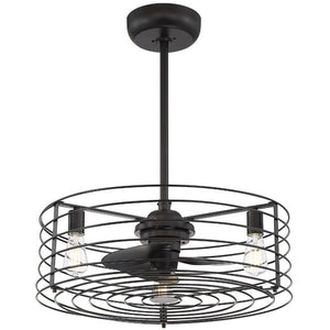 14" 3-Light Fan D'Lier