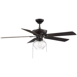 52" 1-Light Ceiling Fan