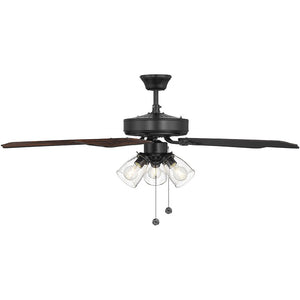 52" 3-Light Ceiling Fan