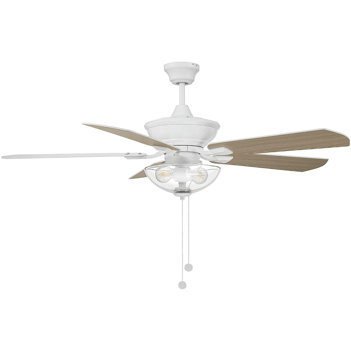 52" 2-Light Outdoor Ceiling Fan
