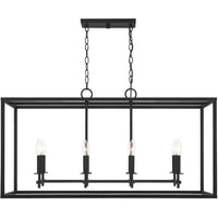 8-Light Outdoor Linear Chandelier