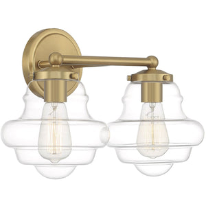 2-Light Bathroom Vanity Light