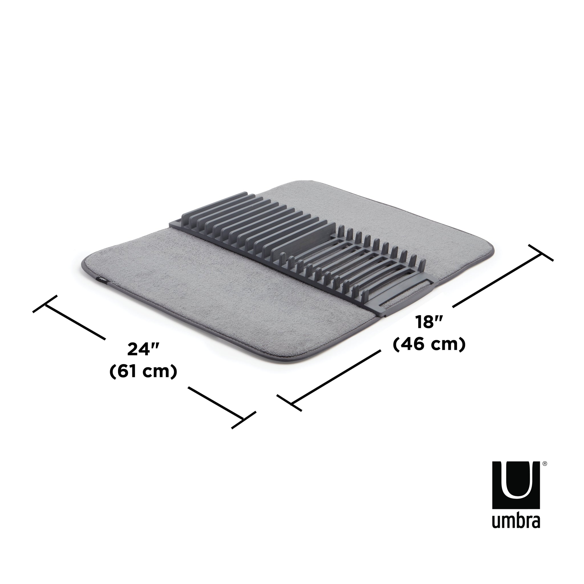 UDry Dish Rack with Drying Mat