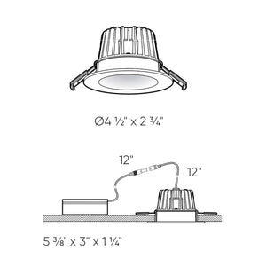 Round Indoor/Outdoor Regressed Gimbal Down Light