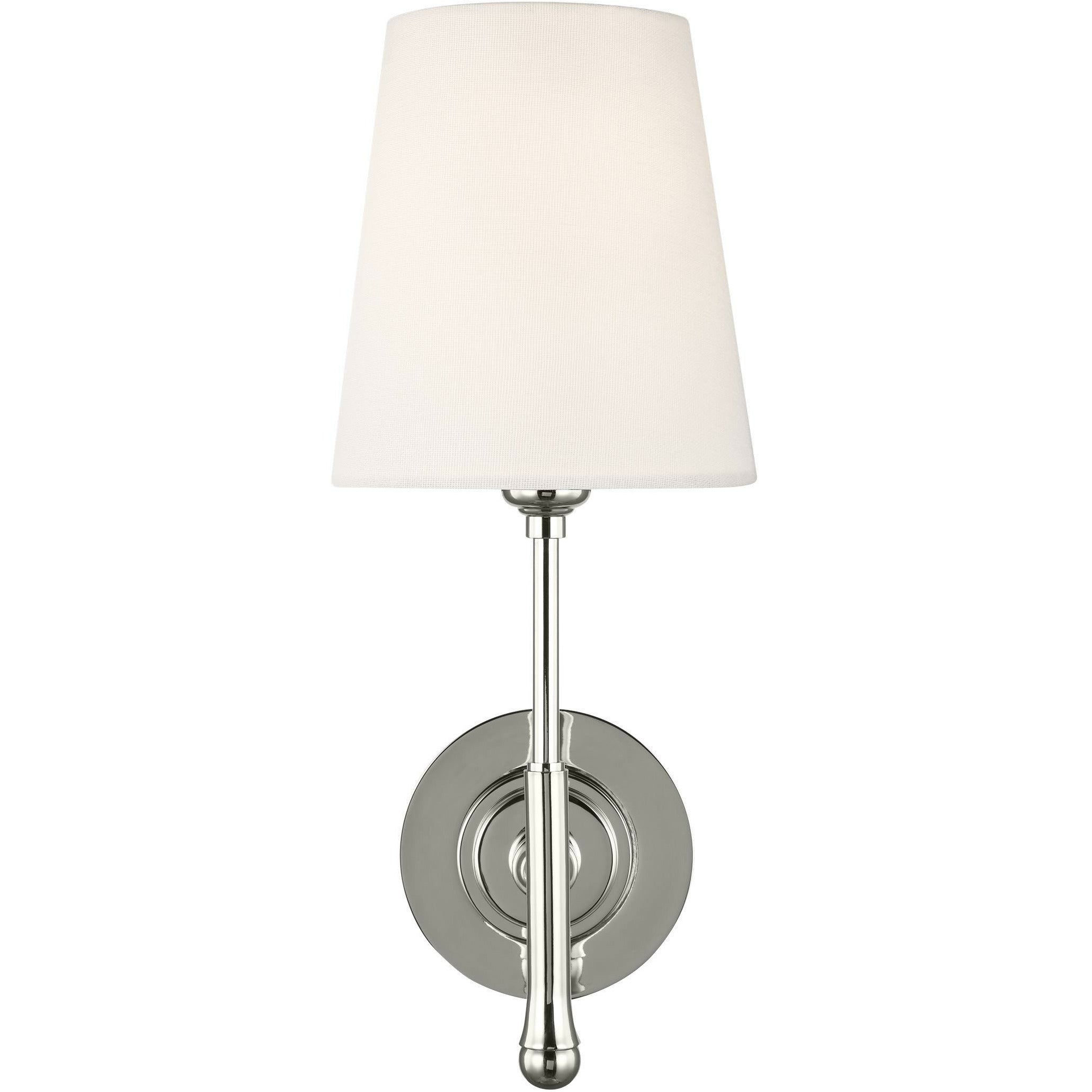 Capri Sconce Polished Nickel